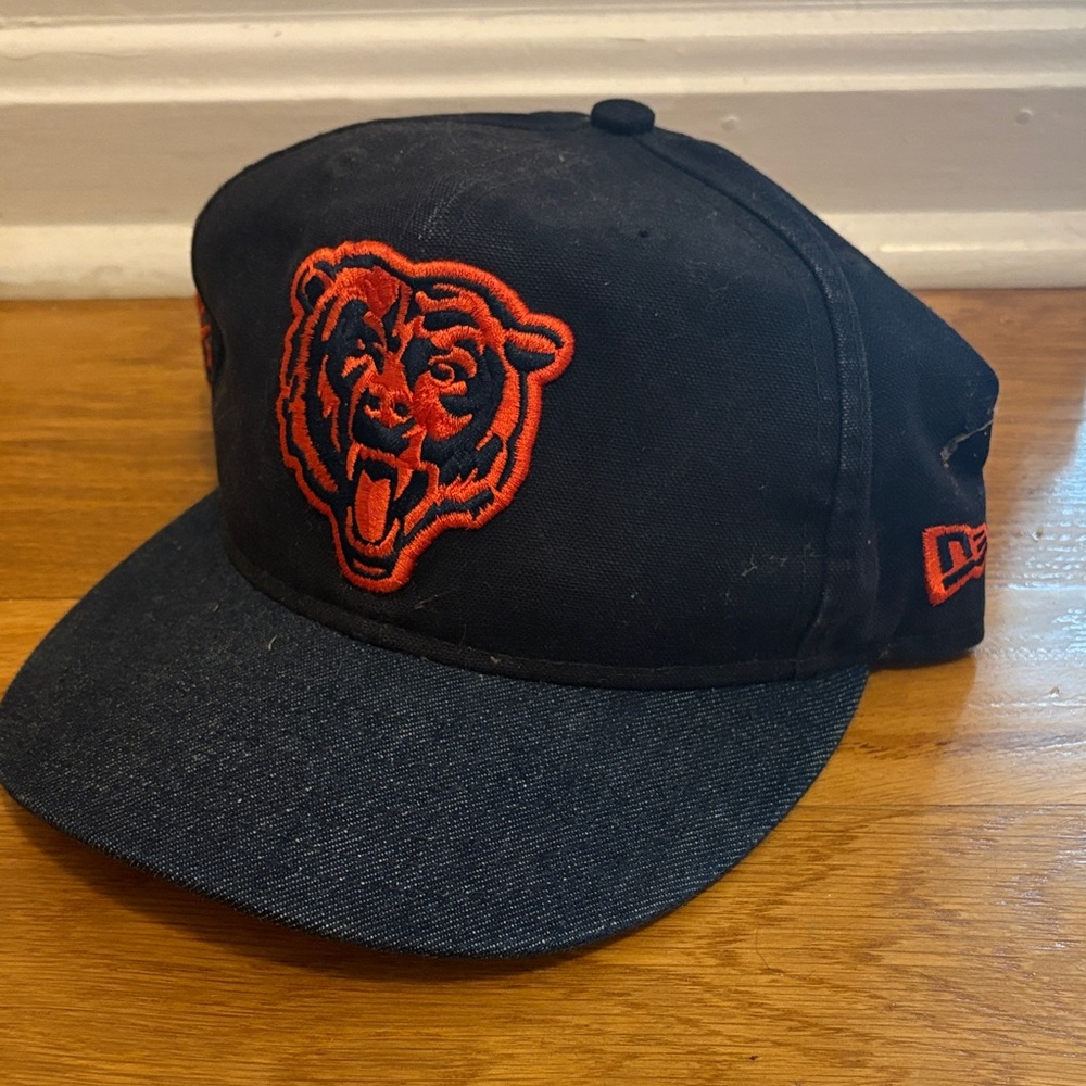 Chicago Bears Limited Edition Snapback Cap with Orange Embroidered Logo